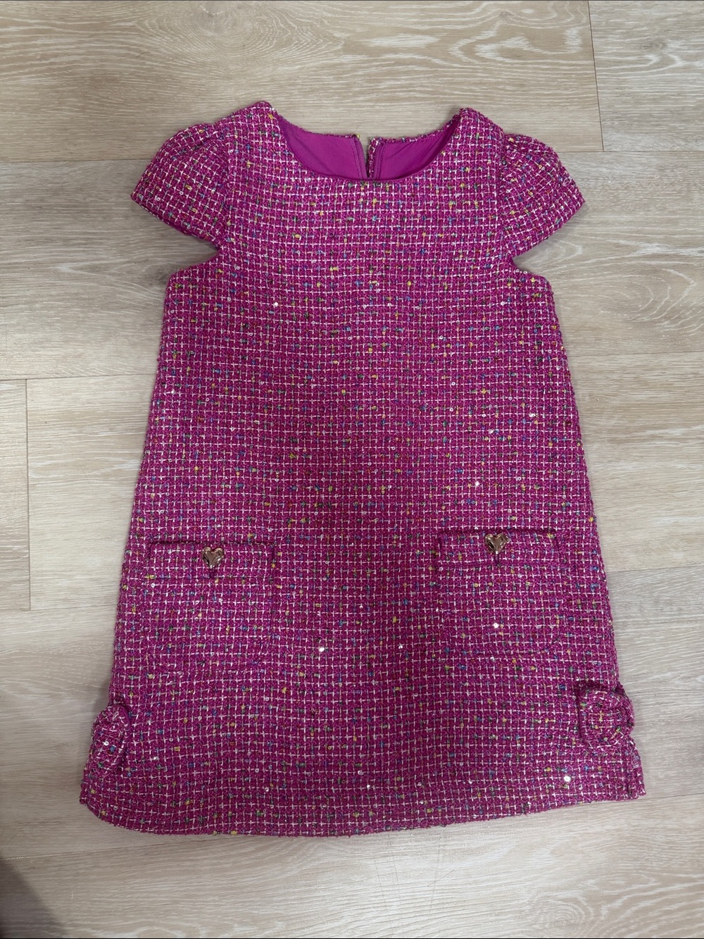 Lilly Pulitzer Girls Purple Tweed Dress